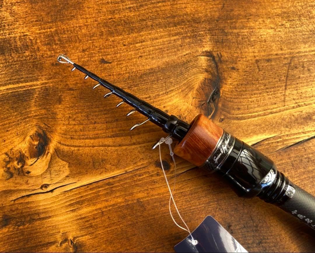 トラウトロッド　テレスコロッド　ウッドグリップ　天然木　渓流　山女魚　バスロッド トラウトロッド テレスコロッド ウッドグリップ 天然木 渓流 山女魚